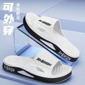 New arrival: men's athletic slides - trendy summer sandals for outdoor wear, beach, home, and bath. thick-soled, one-strap design