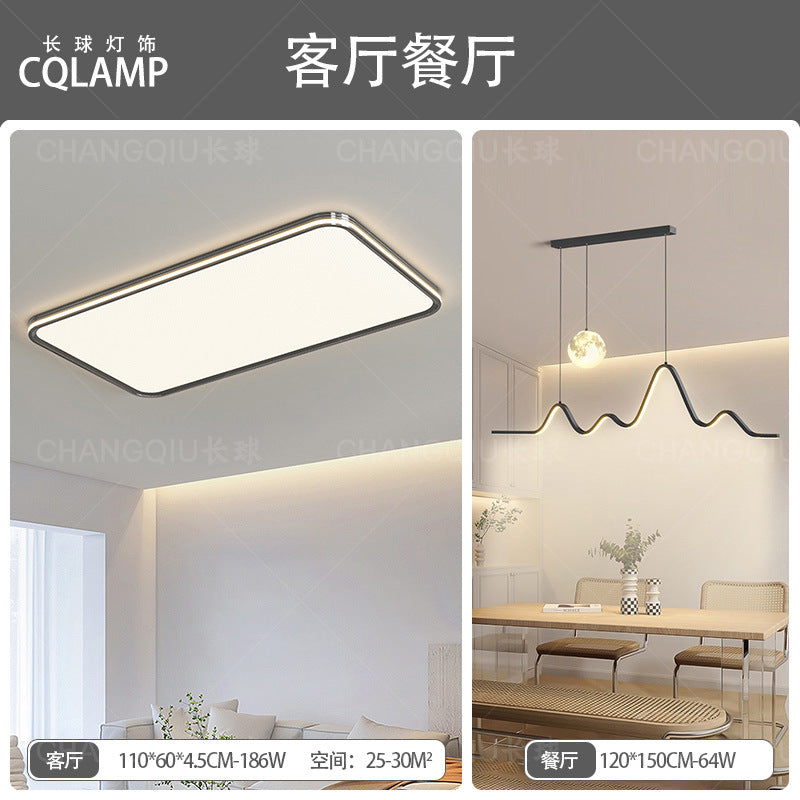 American Puri Full Spectrum Eye Protection Living Room Light Ceiling Light Home Improvement Lighting Modern Minimalist Bedroom Light Zhongshan Lighting