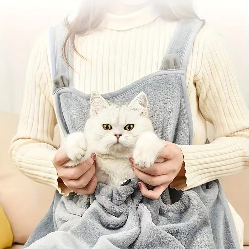 Cat-hugging clothes, non-stick cat-hugging clothes, cat-hugging clothes, non-stick cat-hugging clothes, pet cat bibs, cute dogs