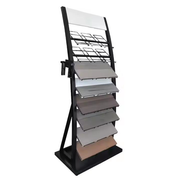 Source Factory Tile Display Rack Wood Floor Display Rack Vertical Stone Display Rack Wood Grain Brick Storage Rack