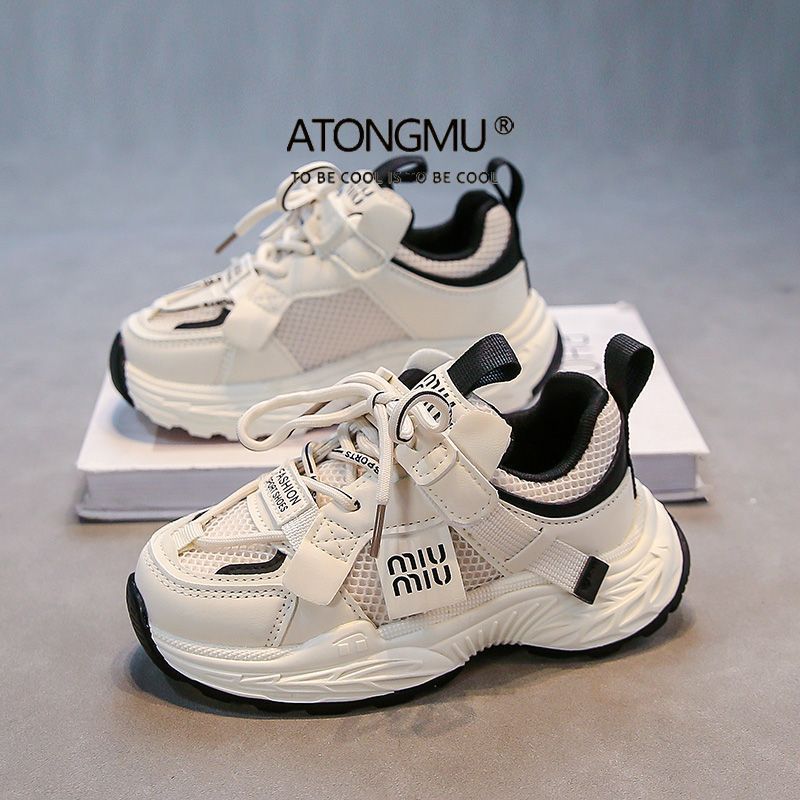 Astro boy girls' shoes spring  new children's sneakers lightweight soft sole girls' chunky sneakers casual skate shoes