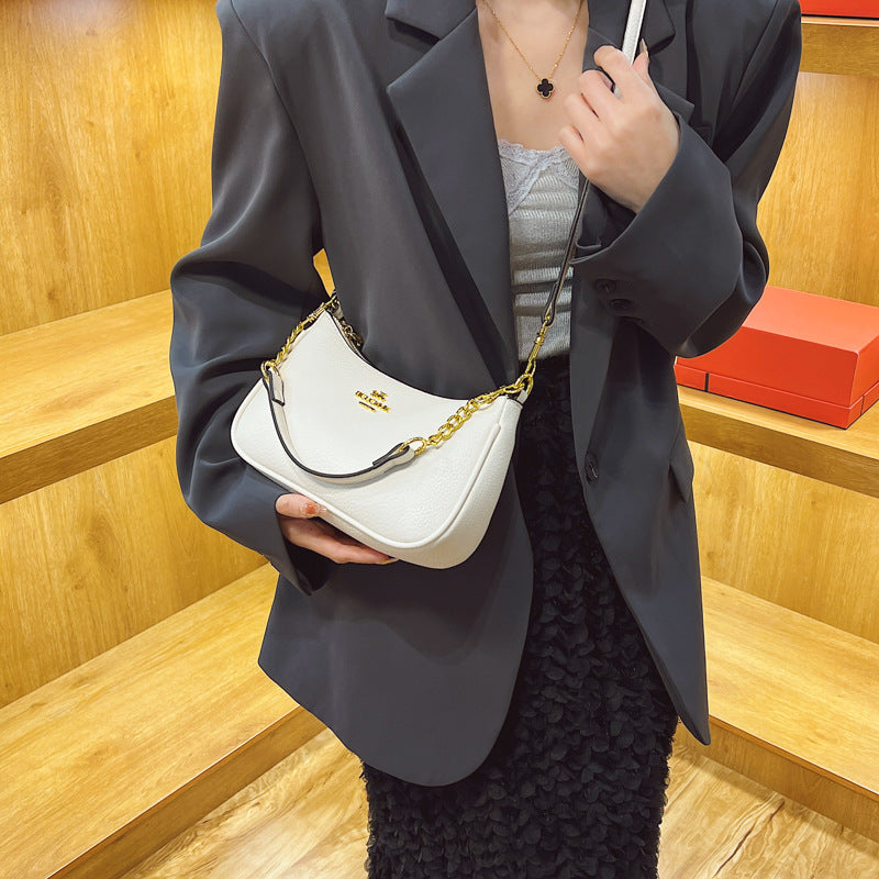 Women's crossbody bag - trendy, bestselling, versatile, fashionable, sheepskin-textured shoulder bag, casual retro sling bag