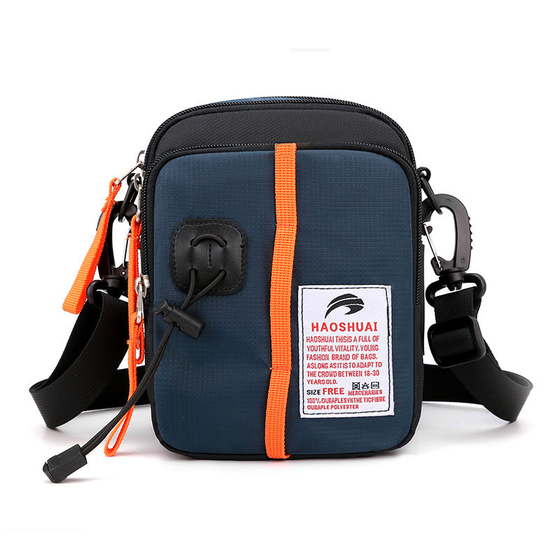 New trendy men and women shoulder bag casual fashion messenger bag multi-functional outdoor small bag sports travel bag