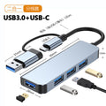 type-c splitter 5-in-1 usb one-to-four hub3.0 laptop multi-interface hub