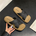 Women's versatile french-style square-toe slides - "cloud-like" comfort, breathable & non-slip beach sandals - new summer 2025 collection
