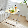 Transparent foldable small coffee table casualfor homecasual sofa corner table balcony small table scandinavianaccessible luxury bedroom side table