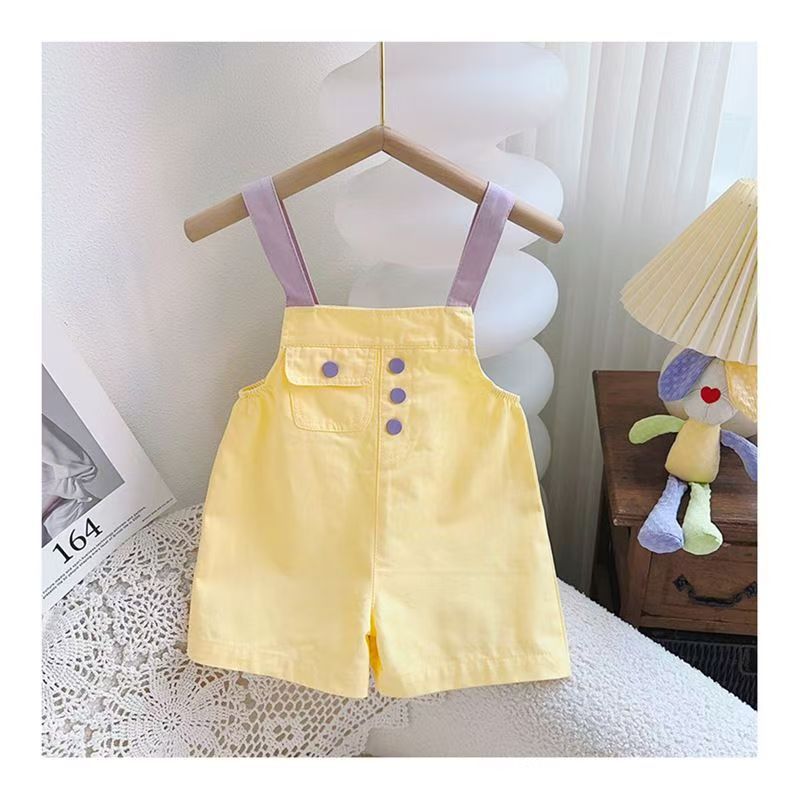 Kids' lightweight overalls: summer shorts for toddlers (ages 1-6) - stylish 5-inch shorts for boys and girls