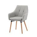Nordic cream style dining chair - light luxury, high-end backrest chair - modern minimalist negotiation chair - export dining chair