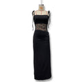 Aliexpress  spring new arrivals: european and american style sexy lace patchwork hollow-out see-through camisole dress