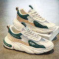 Men's winter 2025 new mesh hollow-out breathable anti-odor height-increasing versatile hong kong style chunky sole dad shoes trendy sneakers for men