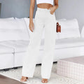 Xintang jeans women's new arrival hot-selling fashionelegantwork clothingloose pants washed stretch whitejeans