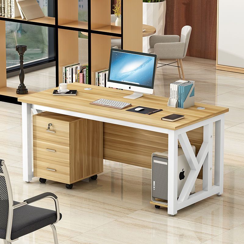 Boss desk office computer desk casual modern for home study desk staff double employee workstation special writing desk