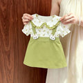 Girls' summer dress, baby clothes, little girl, baby girl,  lightweight, stylish, cute, and adorable dress