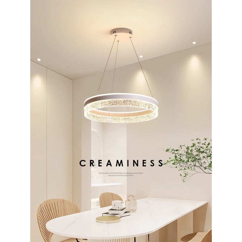 Dining room chandelier modern minimalist wind atmosphere minimalist dining table lighting Nordic light luxury creative living room bedroom light 1