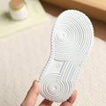 Vancahao girls' first walking shoes  new kids' athletic white sneakers boys' casual soft sole sneakers baby shoes