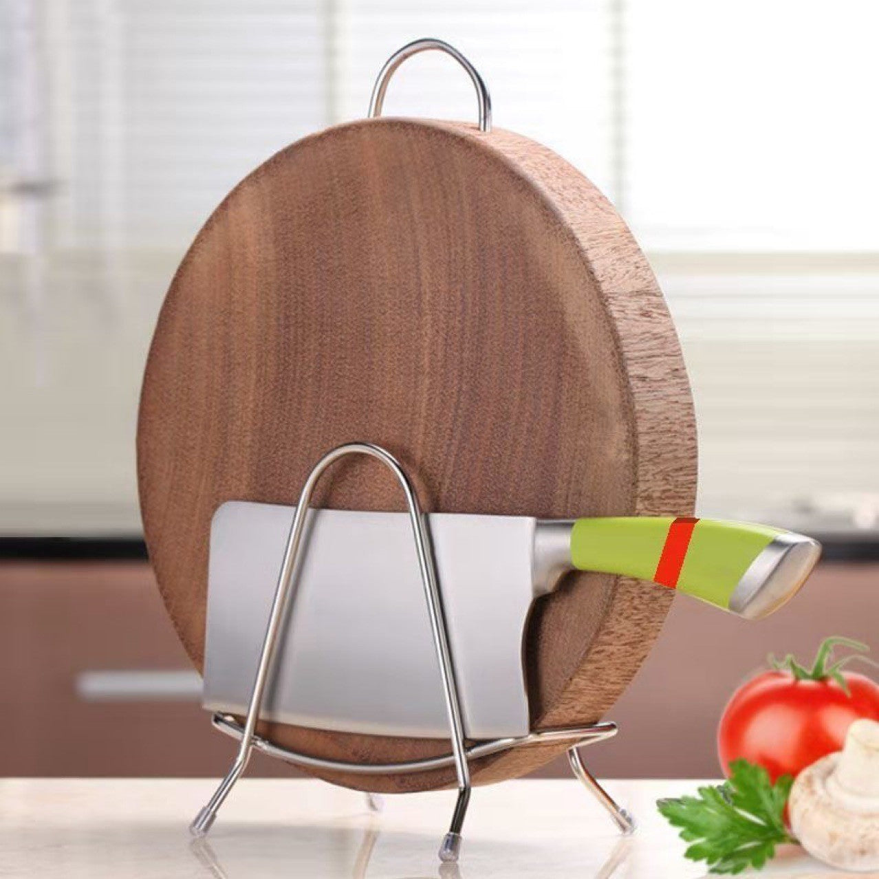 Stainless steel cutting board rack household pot lid rack sitting kitchen chopping board rack storage sticky board cutting board rack countertop