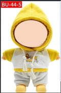 Only clothes best selling labubu baby clothes collection 17cm doll creative outfit suit vinyl doll clothes accessories