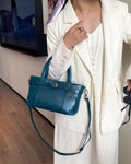 First-layer cowhide 2025new arrival oil wax leather women's shoulder crossbody ins style fashioncasualeasiest for matchclassy bag