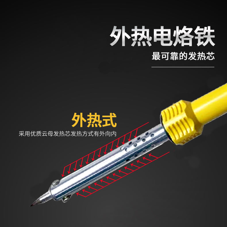 Cross-border electric soldering iron external heating type 30w40w50w60w household maintenance welding industrial grade electric soldering pen solder gun