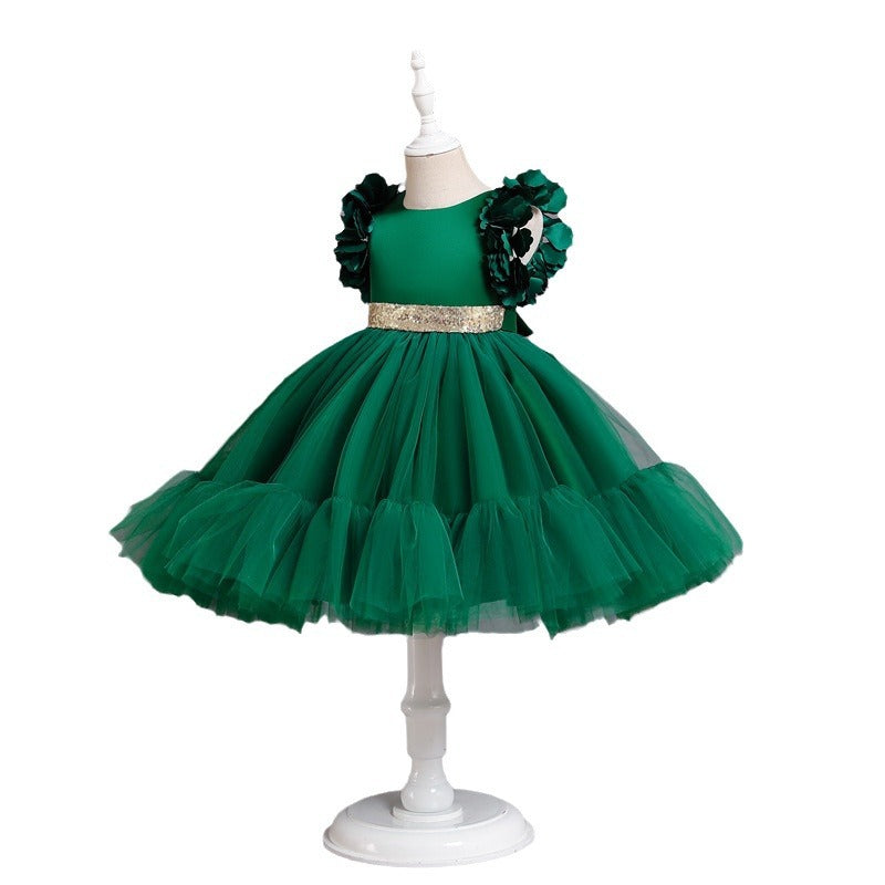 Ebay   girls' princess tutu dress, korean style children's wedding dress, cross-border kids' formal wear