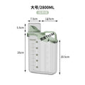 Sealed measuring cup green (ps) 2800ml (24/box)