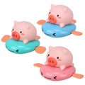 Cute pig hand squeezing water spray [green]