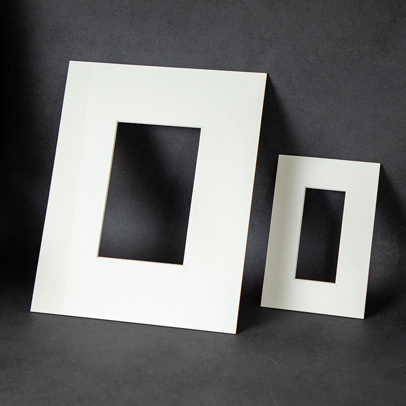 Photo frame cardboard lined picture frame mounted square 7 inches 8 10 12 inches 16 inches can be customized, single shot will not be shipped.