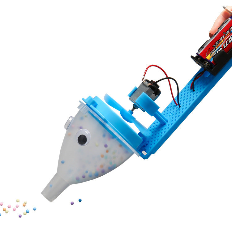Technology small production DIY vacuum cleaner creative handmade puzzle assembly model children's science experimental toys