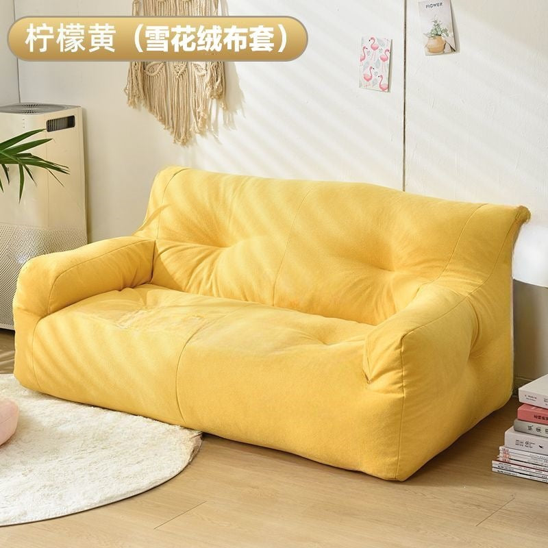 Tatami sofa bean bag lying bedroom balcony fabric sofa small apartment rental house