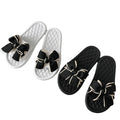 Bowknot slippers women's summer outwear new arrivalfashion women's shoes inseasiest for match beach shoes women's home shoes flip flop women