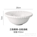 White soup bowl