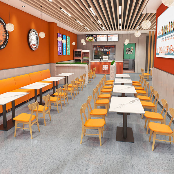 Table and chair catering commercial snail noodle restaurant rice noodle canteen milk tea snack fast food restaurant restaurant barbecue Malatang