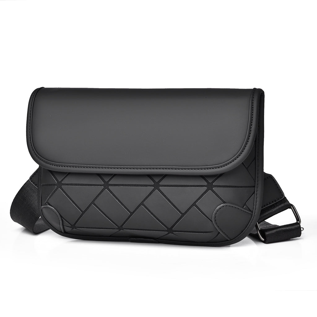 New Internet celebrity rhombus men's bag messenger bag premium shoulder bag Korean version diagonal cross mobile phone bag men's bag outdoor satchel