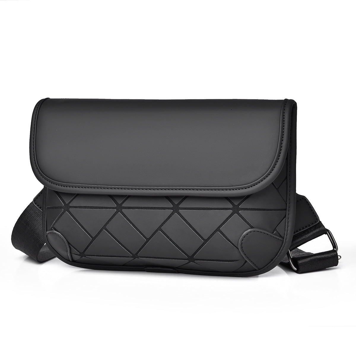 New Internet celebrity rhombus men's bag messenger bag premium shoulder bag Korean version diagonal cross mobile phone bag men's bag outdoor satchel