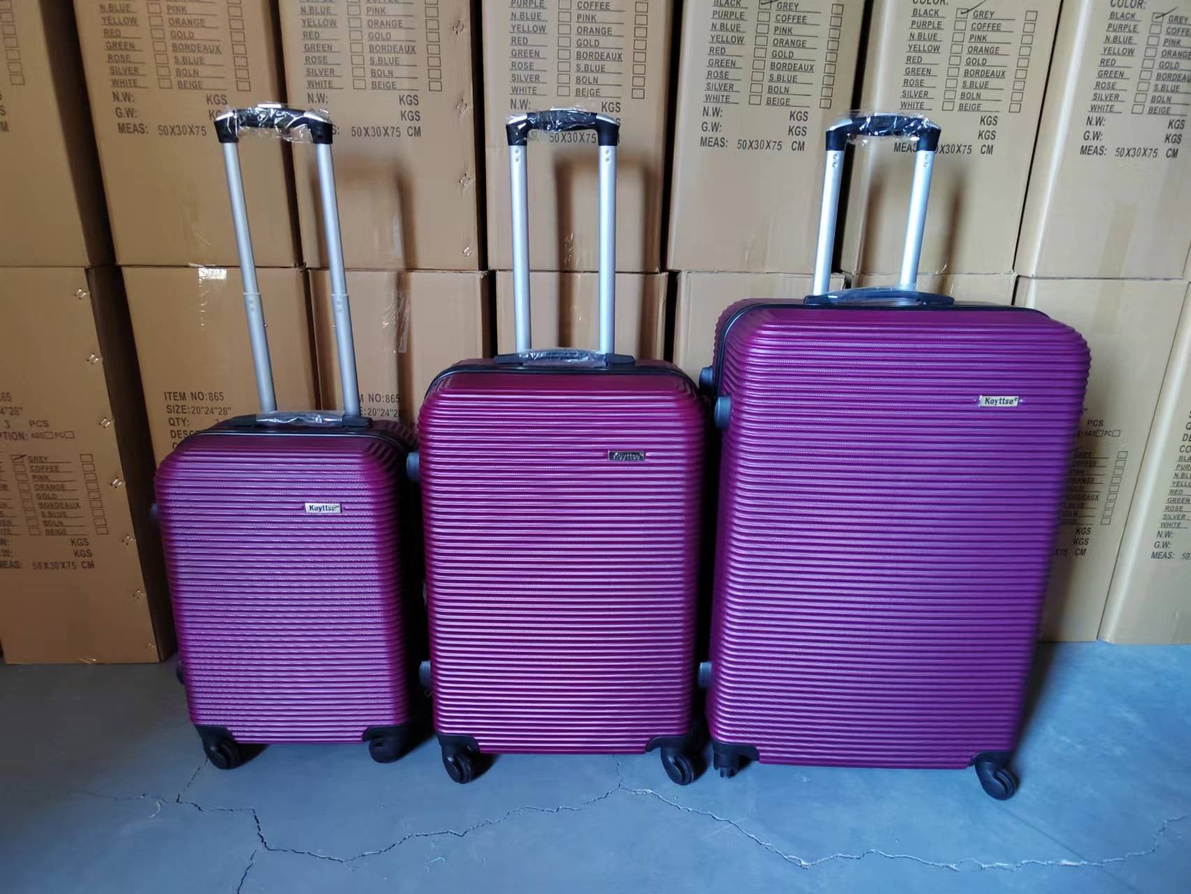 Cross-border special ABS material boarding case, gift travel password box, strong waterproof universal wheel trolley case