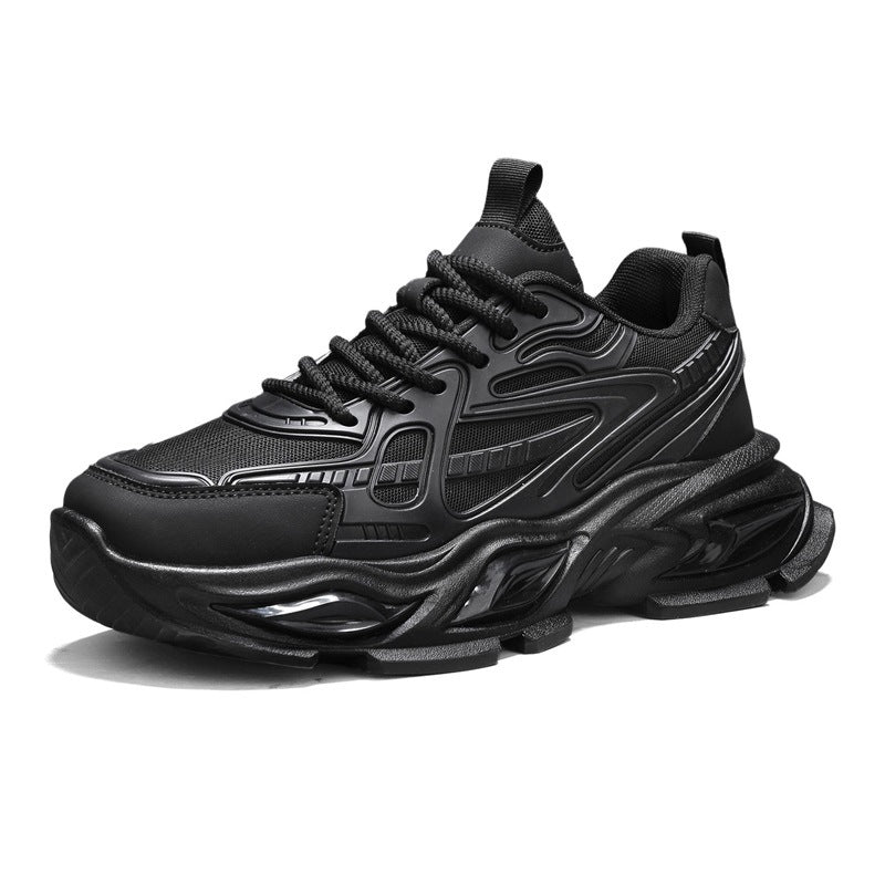 Men's chunky platform sneakers - 2026 summer new season fashion, height increasing, running, anti-slip, breathable, casual athletic shoes, trendy sneakers