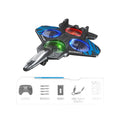 Foam remote control airplane drone - durable, tumbling, with dazzling lights - flying toy for elementary school students