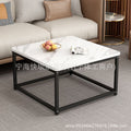 60 single square table [default white + black frame]