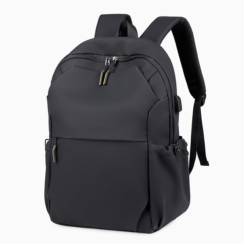 New l Korean version student backpack nylon fabric backpack computer bag Korean version Japanese and Korean male and female couples splicing bag