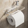 Acrylic roll paper holder toilet paper holder storage rack cross-border exclusive free labeling bathroom storage rack paper holder