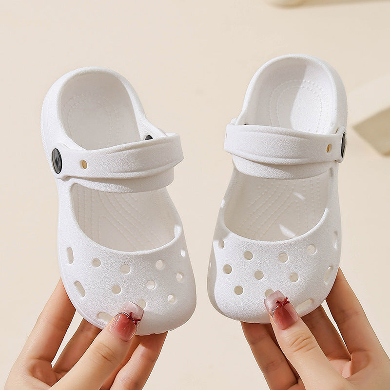 Kids' clogs: summer indoor anti-slip cartoon sandals for girls and boys, toddler and infant beach sandals for outdoor wear