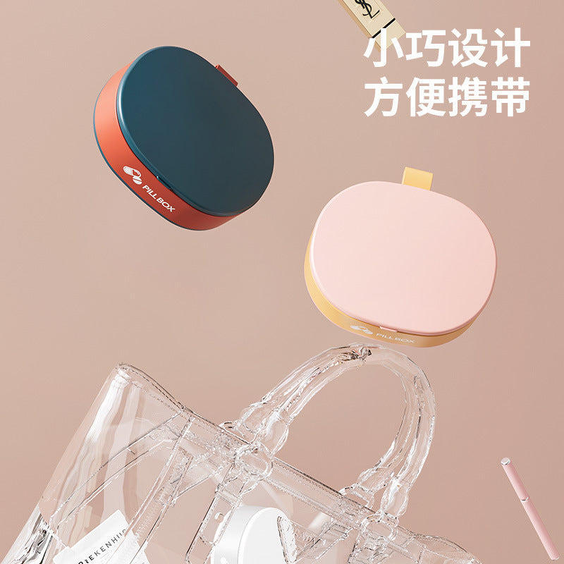Medicine box Portable and sealed large-capacity plastic packing box Portable tablet storage box Sorting travel small medicine box