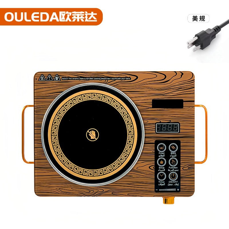 Electric ceramic cooker - high-power multifunctional induction cooker for home cooking, stir-frying, and hot pot - cross-border wholesale
