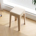 Thickened plastic stool for home use, extra thick, simple, stackable, comfortable for long periods of sitting, high stool, storage, pulley, living room