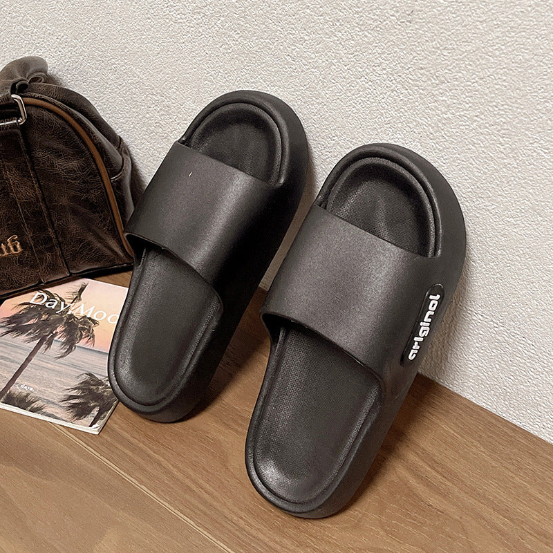 2024 new women's cloud slides: summer indoor/outdoor thick-soled casual flip-flops - trendy & comfortable