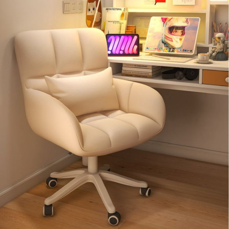 Home backrest dressing bedroom dormitory college student study desk chair computer chair comfortable for sitting for a long time not tired stool