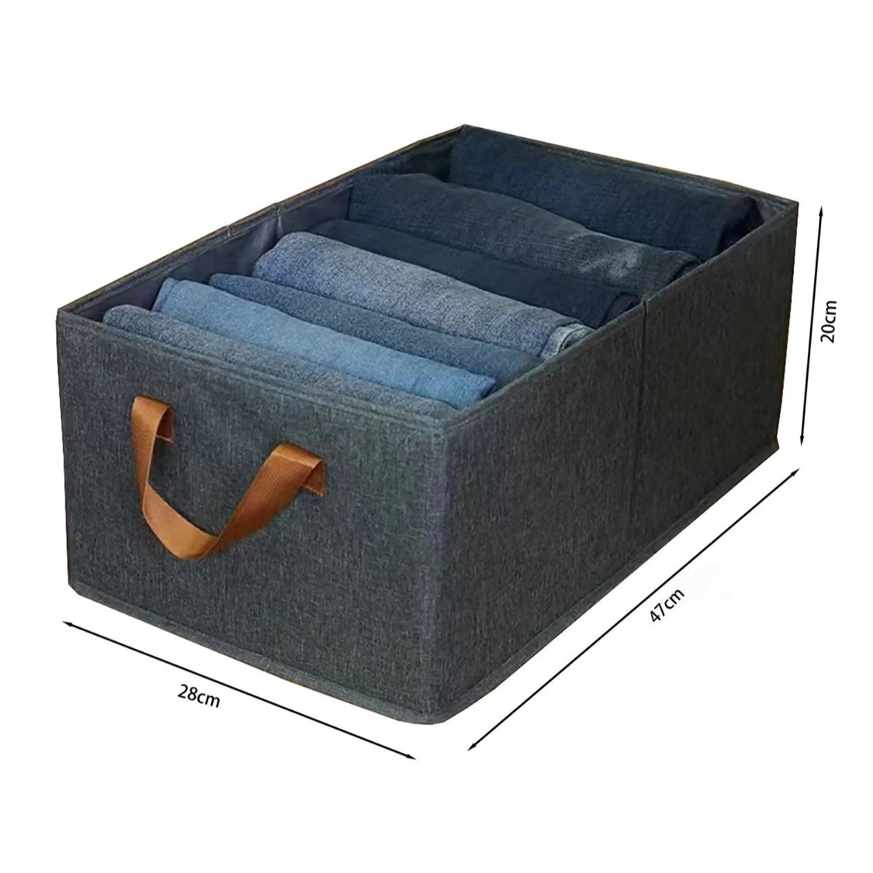 Manufacturer's spot cationic storage box Autumn and winter finishing clothes foldable gray finishing box Dust-proof storage