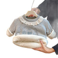 Fall and wintergirlstrendy three-layer quilted thickened cotton coat baby girl sweatshirtlong sleevestopskids clothes children's clothing