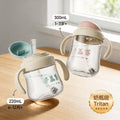 Baohui tritan flip-top sippy cup straw bottle - direct drinking cup for toddlers and babies aged 1-3+