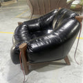 Nordic single sofa chair light luxury retro designer casual chair living room bedroom chair sofa lazy